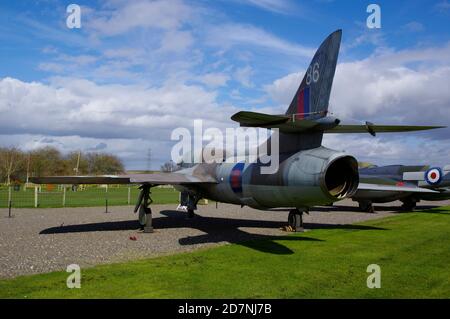 Hawker Hunter T7 XX467, Newark Air Museum, Banque D'Images