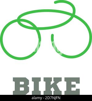 Logo de vélo Illustration de Vecteur