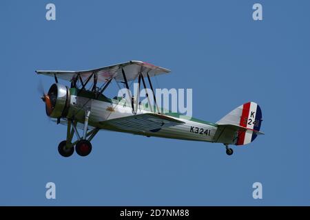 Avro 621 Tutor K3241 G-AHSA, à Old Warden Banque D'Images