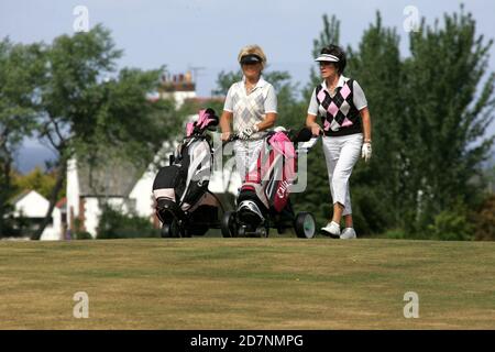 Belleisle Golf Club Golf week course, Ayr, Ayrshire, Écosse, Royaume-Uni. Événement annuel organisé par le Conseil du sud de l'Ayrshire sur le parcours de parc. Banque D'Images