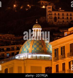 Eglise de Sainte Marie de l'annonce à Salerne, côte amalfitaine, Italie. Banque D'Images