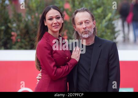 Rome, Italie. 24 octobre 2020. Thom Yorke et Dajana Roncione pendant la dixième journée du Festival du film de Rome, le 24 octobre 2020 (photo de Matteo Nardone/Pacific Press) crédit: Pacific Press Media production Corp./Alay Live News Banque D'Images