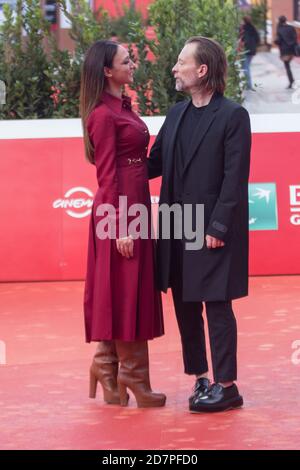 Rome, Italie. 24 octobre 2020. Thom Yorke et Dajana Roncione pendant la dixième journée du Festival du film de Rome, le 24 octobre 2020 (photo de Matteo Nardone/Pacific Press) crédit: Pacific Press Media production Corp./Alay Live News Banque D'Images