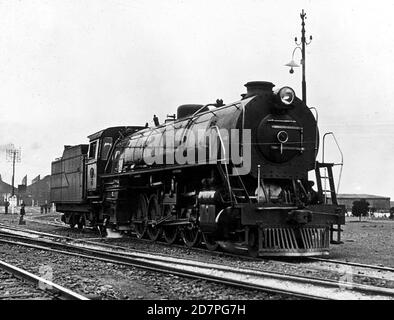 Histoire de l'Afrique du Sud : classe SAR 18 2-10-2 ca. 1930 Banque D'Images