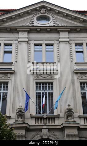 Architecture de style Art nouveau à Maribor, dans l'est de la Slovénie Banque D'Images