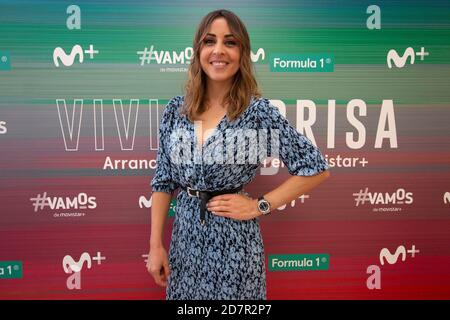 Noemi de Miguel présente Formula1 Movistar 2020 à Edificio Movistar à Madrid, Espagne.(Oscar Gil / Alfa Images) Banque D'Images