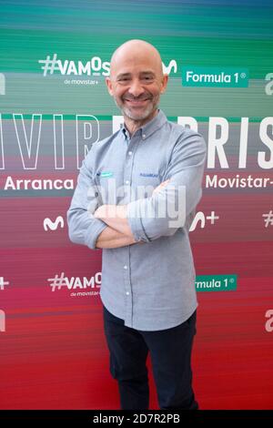 Antonio Lobato présente Formula1 Movistar 2020 à Edificio Movistar à Madrid, Espagne.(Oscar Gil / Alfa Images) Banque D'Images