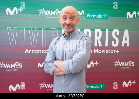 Antonio Lobato présente Formula1 Movistar 2020 à Edificio Movistar à Madrid, Espagne.(Oscar Gil / Alfa Images) Banque D'Images