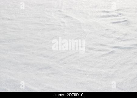 Arrière-plan hiver noël, texture neige blanche avec espace copie Banque D'Images