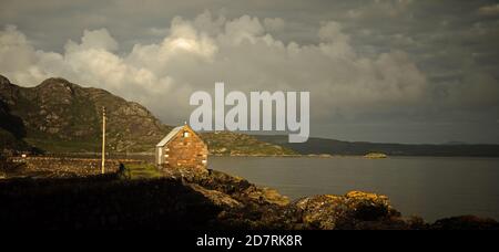 Jetée de Lower Diabaig, Torridon, Écosse Banque D'Images