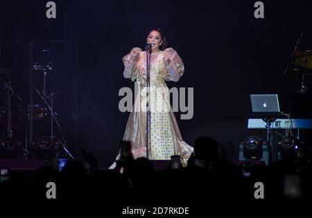 Concert Isabel Pantoja au centre WiZink de Madrid, Espagne. 06 mars 2020. (Oscar Gil / Al fa Images). Banque D'Images