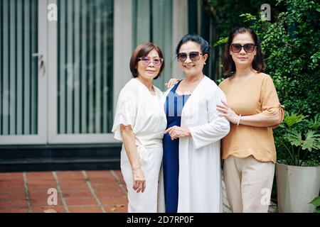 Happy friends Banque D'Images