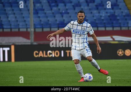 Genova, Italie. 24 octobre 2020. Danilo d'Ambrosio (Inter) au cours de Gênes CFC contre FC Internazionale, football italien série A match à Genova, Italie, octobre 24 2020 crédit: Independent photo Agency/Alay Live News Banque D'Images