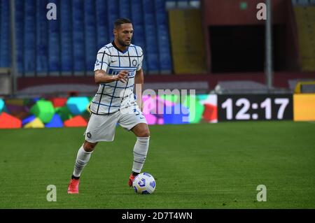 Genova, Italie. 24 octobre 2020. Danilo d'Ambrosio (Inter) au cours de Gênes CFC contre FC Internazionale, football italien série A match à Genova, Italie, octobre 24 2020 crédit: Independent photo Agency/Alay Live News Banque D'Images