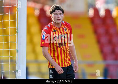 Benevento, Italie. 25 octobre 2020. Daam Foulon de Benevento pendant la série UN match entre Benevento et Napoli au Stadio Benito Stirpe, Benevento, Italie, le 25 octobre 2020. Credit: Giuseppe Maffia/Alay Live News Banque D'Images