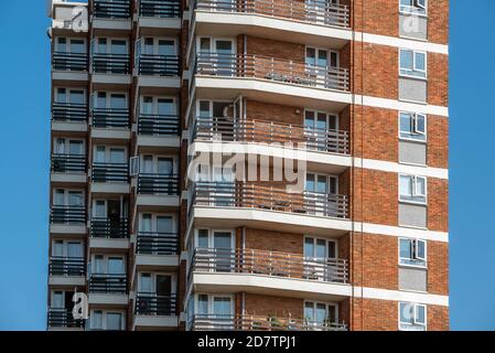Bognor Regis, 21 septembre 2020: Fitzleet House on Queensway. Banque D'Images