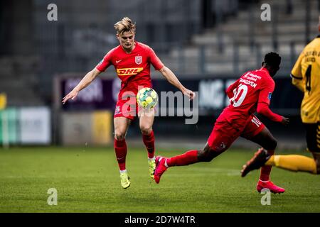 Horsens, Danemark. 25 octobre 2020. Martin Frese (34) du FC Nordsjaelland vu pendant le match 3F Superliga entre AC Horsens et FC Nordsjaelland à Casa Arena à Horsens. (Crédit photo : Gonzales photo/Alamy Live News Banque D'Images