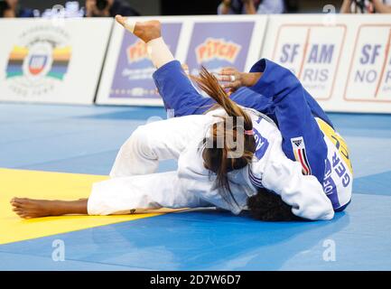 AGBEGNENOU, Clarisse Team France lors du championnat européen senior de l'équipe judo 2014 le 26 avril 2014 à Montpellier, France - photo Laurent Lairys / DPPI Banque D'Images