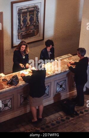 Réception à l'hôtel Renaissance Vinoy Resort, Saint-Pétersbourg, Floride, États-Unis années 1990 Banque D'Images