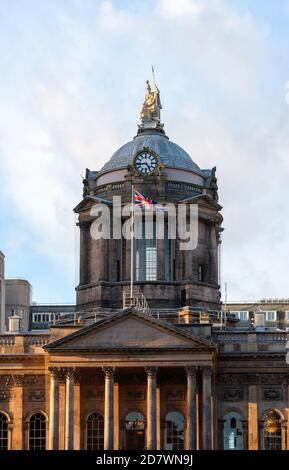 Hôtel de ville dans le centre-ville de Liverpool Banque D'Images