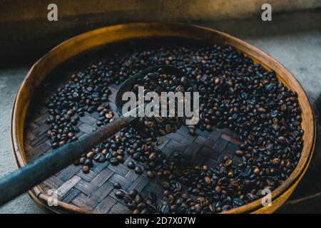 mélange de café local rôti fait maison indonésie Banque D'Images