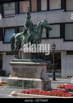 BUDAPEST, HONGRIE - 16 JUILLET 2019 : statue équestre d'Andras Hadik de Gyorgy Vastagh Banque D'Images