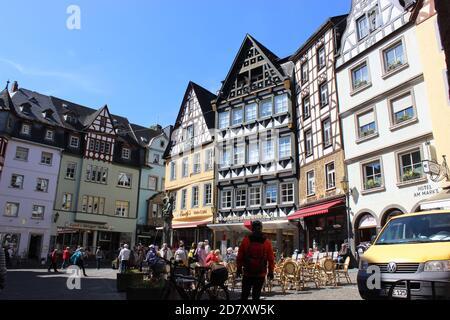 Cochem en couleurs Banque D'Images