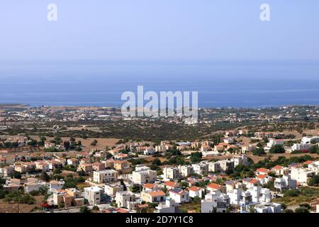 Vue sur Paphos/Chypre en 2020 Banque D'Images