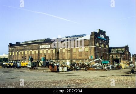 Lille 1997 : terre de gaspillage avant construction Banque D'Images