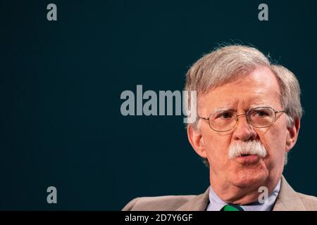 John Bolton, conseiller en sécurité nationale, s'exprime lors de la conférence CFO Network du Wall Street Journal à Washington, D.C., aux États-Unis, le mardi 11 juin 2019. Les panélistes discuteront de la façon dont les règles régissant l'information financière et le comportement des entreprises changeront et exploreront le paysage des fusions et acquisitions et l'activisme des entreprises. Crédit : Alex Edelman/l'accès photo Banque D'Images