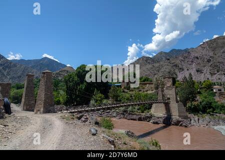Photos de paysages de montagnes et de vallées de Chitral Khyber Pakhtunkhwa , Pakistan Banque D'Images