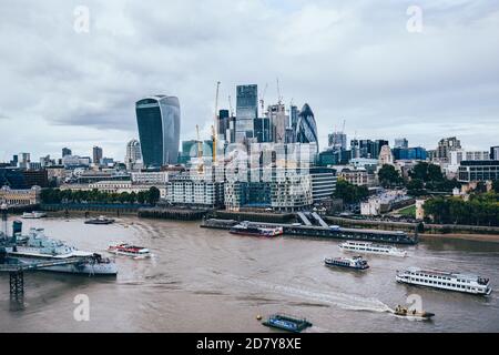 Royaume-Uni, 17 septembre 2017. Magnifique vue sur Londres. Londres, Royaume-Uni, 17 septembre 2017. Banque D'Images