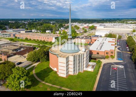 Église luthérienne St Peter, GUNNAR BIRKERTS, 1988, Columbus, Indiana, États-Unis Banque D'Images