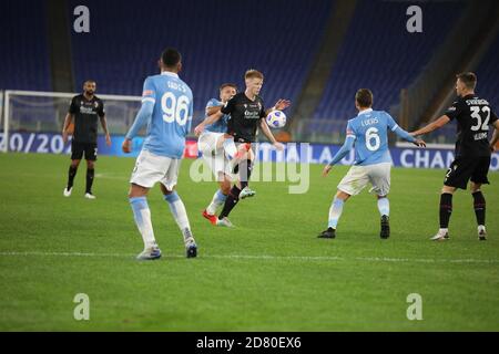 Rome, Italie. 24 octobre 2020. Au Stadio Olimpico a battu Bologna 2-1 pour le cinquième match de la série italienne A à Rome, Italie, le 24 octobre 2020. Dans cette photo Ciro immobile (photo de Paolo Pizzi/Pacific Press/Sipa USA) Credit: SIPA USA/Alay Live News Banque D'Images