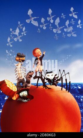 James et le géant Peach année : 1996 Royaume-Uni / Etats-Unis Directeur : Henry Selick animation Poster (Key Art) Banque D'Images