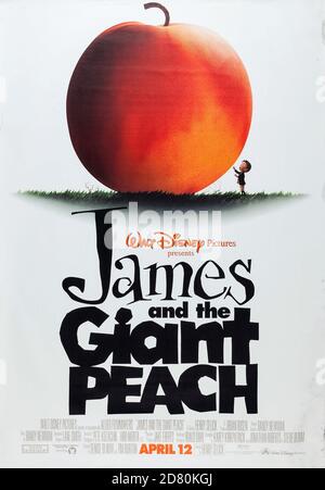 James et le géant Peach année : 1996 Royaume-Uni / Etats-Unis Directeur : Henry Selick animation affiche américaine Banque D'Images