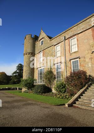 Château de Croft près de Leominster, Herefordshire, Angleterre, Royaume-Uni. Banque D'Images