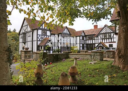 CAER Beris Manor Hotel and Restaurant, Builth Wells, Brecknockshire, Powys, pays de Galles, Grande-Bretagne, Royaume-Uni, Royaume-Uni, Europe Banque D'Images