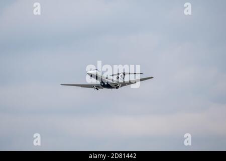 Kiev, Ukraine - 4 septembre 2020:Cessna 525 Citationjet CJ3 part de l'aéroport Banque D'Images