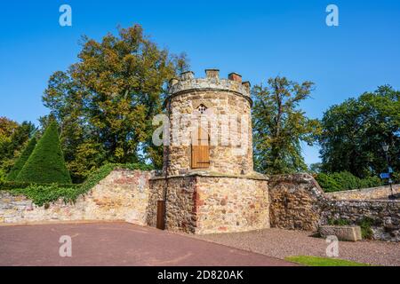 Lady Kitty’s Garden Doocot à Haddington, East Lothian, Écosse, Royaume-Uni Banque D'Images