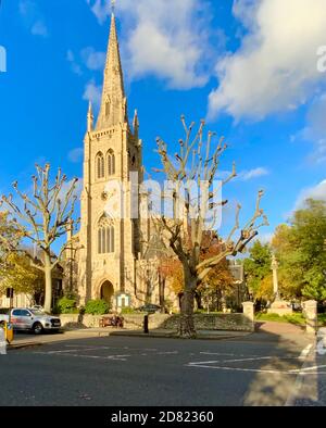 Eglise St Marc au coin de HamiltonTerrace & Abercorn Placer Banque D'Images