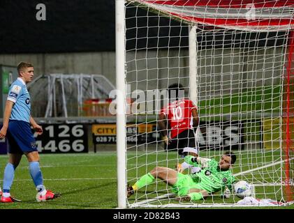 BUT WALTER FIGUEIRA (Derry City FC) Pendant l'installation de l'Airtricity League entre Derry City et Shelbourne Banque D'Images