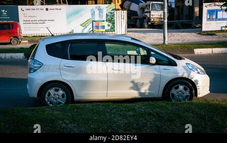 Batumi. Géorgie - 14 octobre 2020 : Honda s'adapte dans les rues de Batumi Banque D'Images