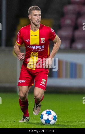 Deventer, pays-Bas. 26 octobre 2020. DEVENTER, Stade de Adelaarshorst, 26-10-2020, saison 2020/2021, néerlandais TOTO KNVB Beker. Résultat final 6-0, GA Eagles joueur Wout Droste pendant le match Vas-y Eagles - NAC Credit: Pro Shots/Alamy Live News Banque D'Images