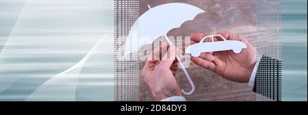 Symbole de couverture automatique par un agent général Banque D'Images