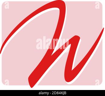 Motif vectoriel lettre W. Illustration de Vecteur