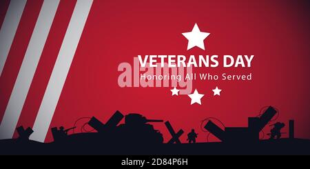 Veterans Day, Memorial Day, Patriot Vector for Banner, Brochure, Publicité presse, autocollant Illustration de Vecteur