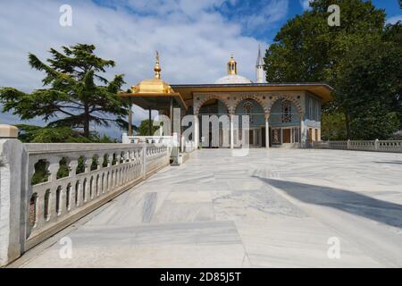 Kiosque de Bagdad au Palais Topkapi, Istanbul, Turquie Banque D'Images