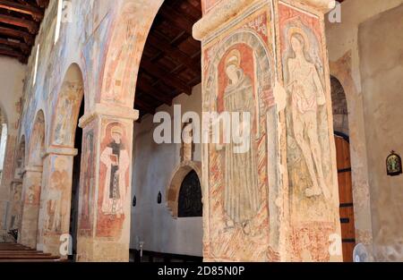 Sanctuaire de Santa Maria di Anglona, Tursi, Basilicate, Italie Banque D'Images