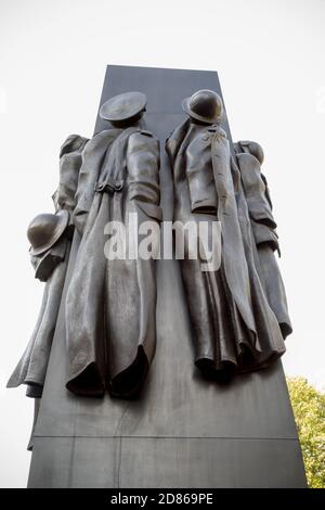 Londres, 28 septembre 2017 :-le mémorial des femmes de la Seconde Guerre mondiale, Whitehall Banque D'Images